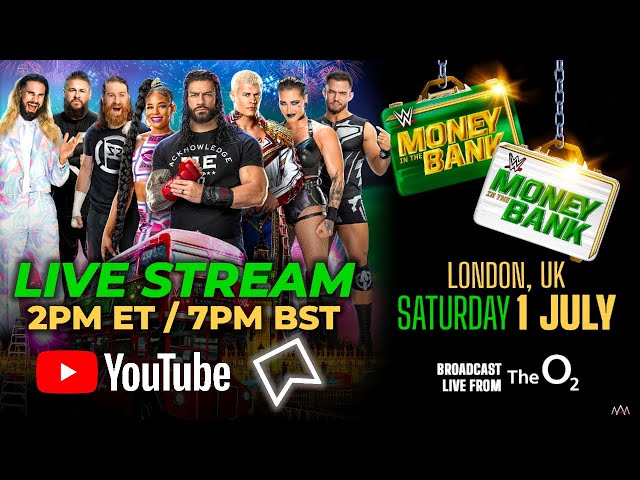 WWE Money In The Bank 2023 - Live Stream & Streams