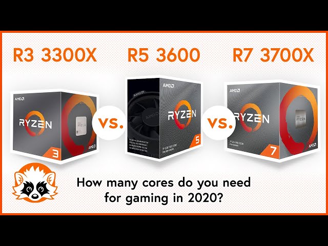 AMD Ryzen 3 3300X vs. Ryzen 5 3600 vs. Ryzen 7 3700X - 4, 6, or 8 cores for gaming in 2021?