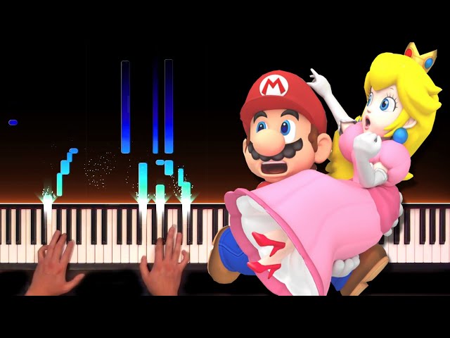 New Super Mario Bros. Wii Underwater Theme (Extended) Piano Waltz