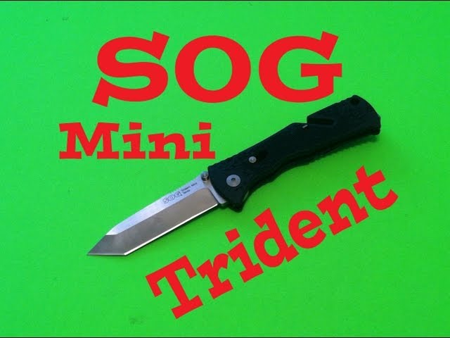 SOG MINI TRIDENT KNIFE REVIEW