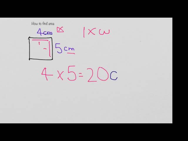 How to find area of Rectangle