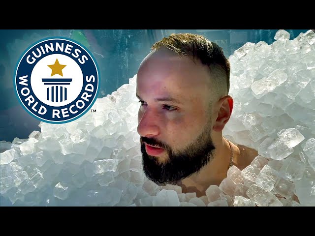 Longest Time Submerged In Ice | Records Weekly - Guinness World Records