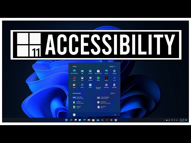 Windows 11 Accessibility For The Blind And Vision Impaired