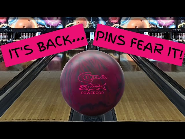Columbia 300 CUDA POWERCOR Bowling Ball review! | It’s back and pins FEAR IT!