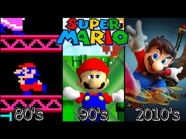 Evolution Of Super Mario [Every Game Ever] (1981 - 2021)