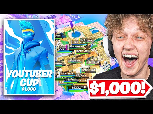 I Hosted a $1,000 YOUTUBER Tournament in Fortnite (Qualifiers)