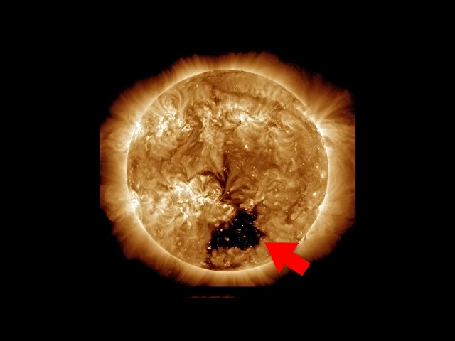 Magnetic "Hole" on the Sun's Surface observed by NASA's Solar Dynamics Observatory