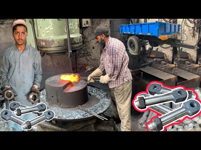 How Trailer Hook Are Made Through Forging Process || DIY Heavy Duty Tractor Trailer Connector Hitch