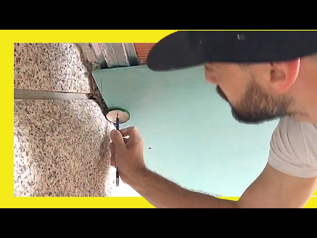 🔥 Incredible TRICK to adjust drywall in stone wall ✅ Pladur