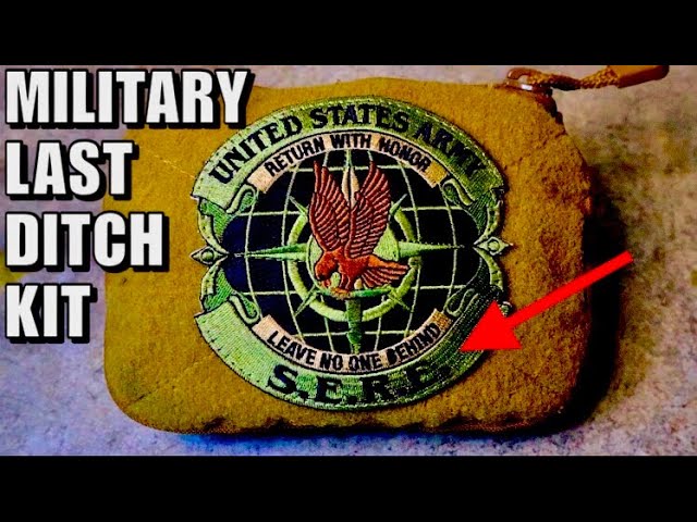 Military Go Pouch - Last Ditch Survival Kit!
