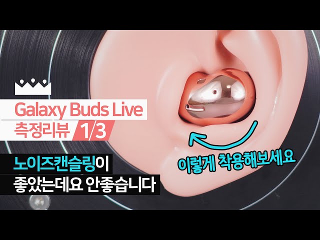 【SUB】 Galaxy Bud Live Measurement Review(1/3) 📊 Noise Cancelling