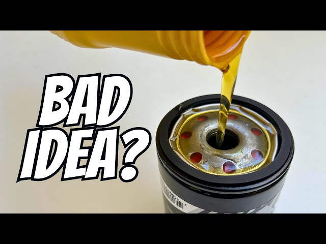 Does Pre-FILLING The Oil FILTER Cause Engine DAMAGE?
