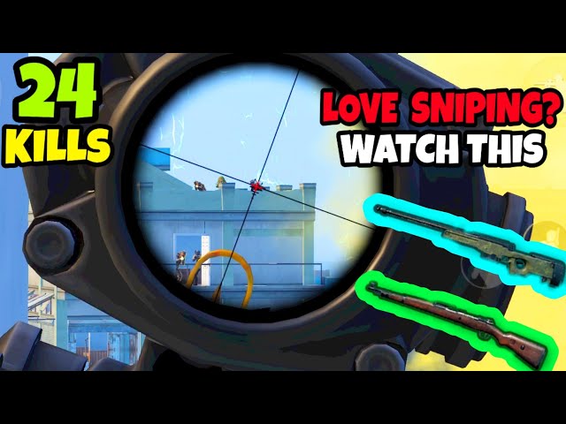 EVERY Sniper Lover Will Watch This Epic Gameplay• (24 KILLS) • PUBG MOBILE(HINDI)