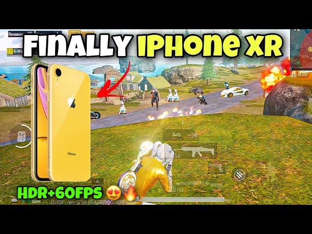 OMG😍First Gameplay On iPhone Xr 🔥HDR + 60 fps PUBG Mobile test 2022