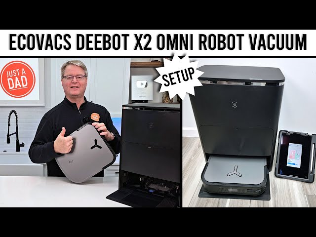 ECOVACS DEEBOT X2 Omni Robot Vacuum and Mop  *HOW TO SET UP *