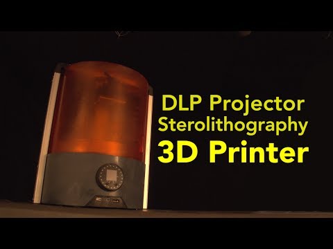 DLP Projector Stereolithography 3D Printer