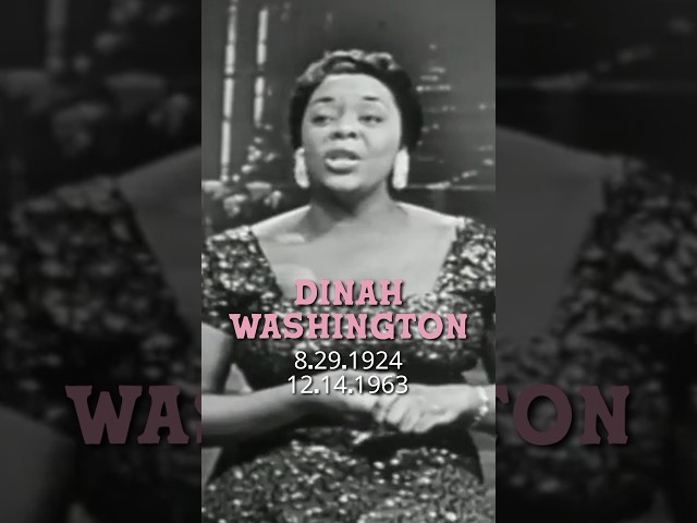 Dinah Washington (8/29/1924 - 12/14/1963) #dinahwashington #thatsalliwantfromyou