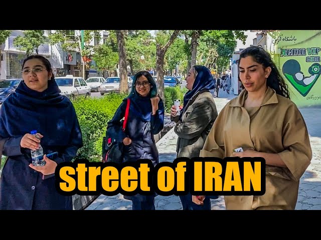 street of Arak, Iran - city tour - spring 2023