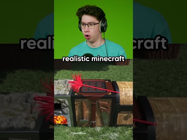 Most Realistic Minecraft Video… #reaction #short