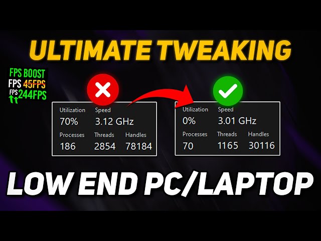 Do This to Get a HUGE FPS Boost on LOW END PC! - Optimize Windows 10/11 for Gaming! (2024)