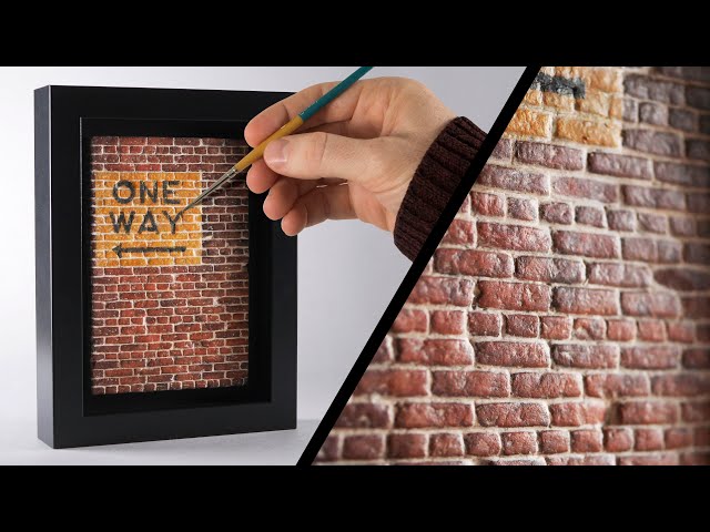Ultra-Realistic Brick Wall Facade - 1/12 Scale