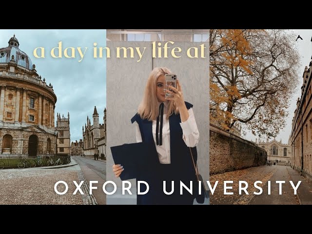 a day in the life of an OXFORD UNIVERSITY student