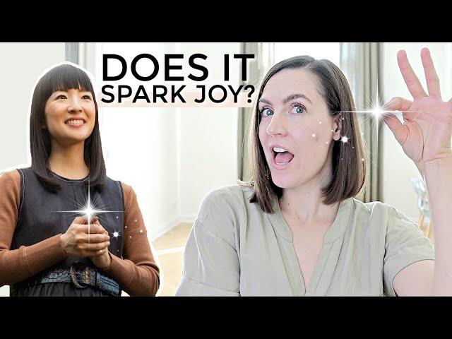What does a MINIMALIST think about "Sparking Joy with Marie Kondo" on Netflix?