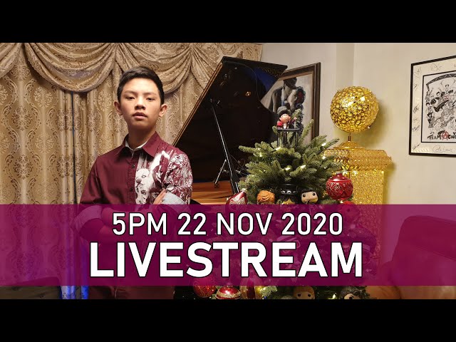 Sunday 5PM UK Piano Livestream Christmas In Our Hearts and These Days | Cole Lam 13 Years Old