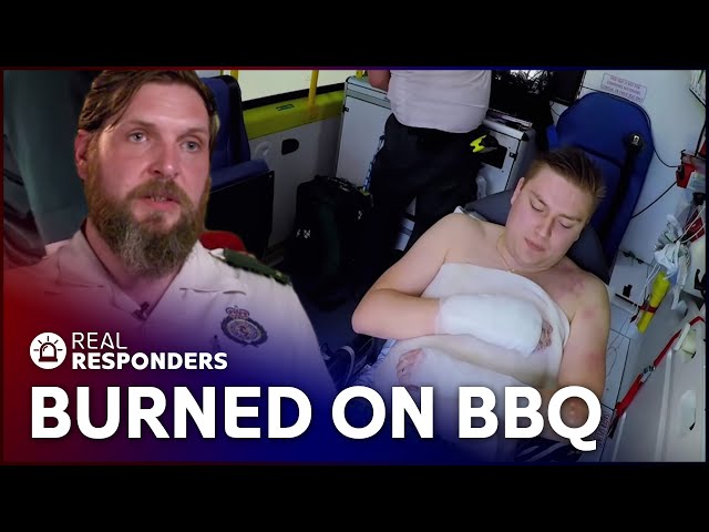 Paramedics Save Man Who Burned Himself On BBQ  | Inside The Ambulance S2 EP4 | Real Responders