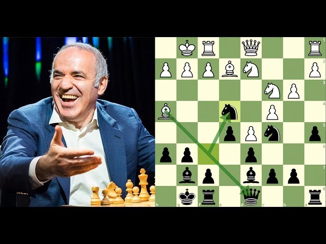 Kasparov, você vai mesmo sacrificar a dama no lance 12?