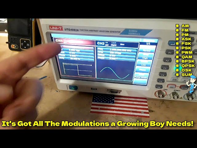 Uni-T UTG4082A 80MHz ARB(Arbitrary Waveform Generator) Feature Review