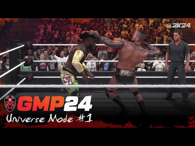 GMP24 Crowning The First Champion!  | WWE2K24 Universe Mode #1