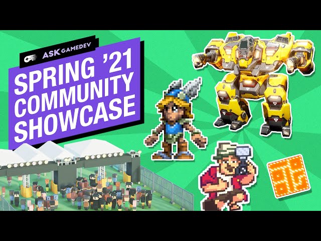 Ask Gamedev Spring Showcase 2021 - 10 Amazing Community Games!