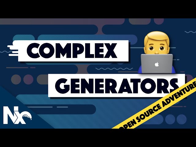 Using Nx generators to do your work for you
