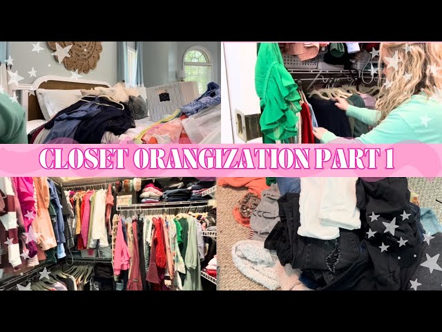 Closet Refresh With Me Part 1!🩷⭐️