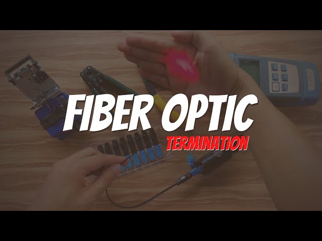 How to Terminate Fiber Optic Cable [Tagalog]