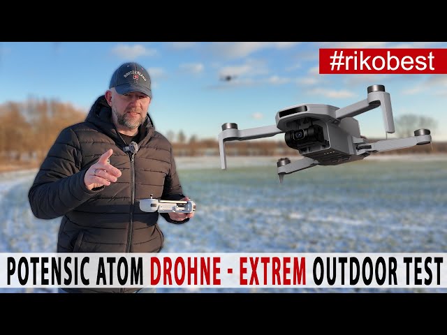 Potensic Atom 4K Drohne - Winter Test alle QuickShots & Tracking - Beste Einsteiger Drohne