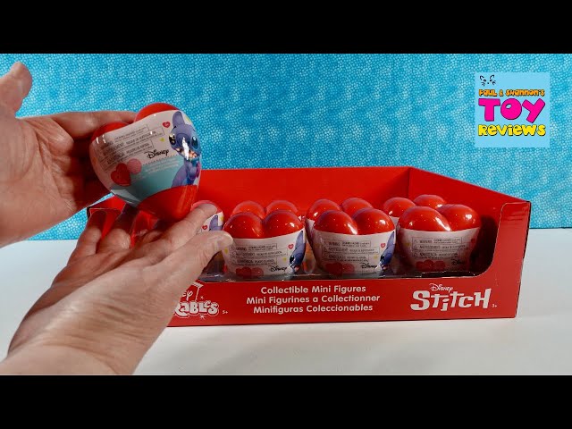 Disney Stitch Valentines Day Heart Figure Collection Unboxing Review