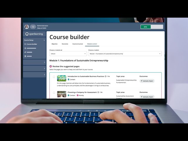 Introducing the OpenLearning AI Course Builder