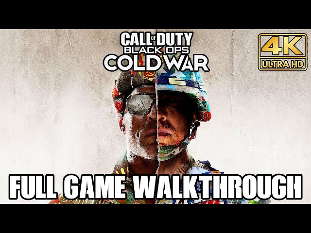 Call of Duty: Black Ops COLD WAR FULL GAME Campaign Walkthrough (4K 60ᶠᵖˢ) No Commentary