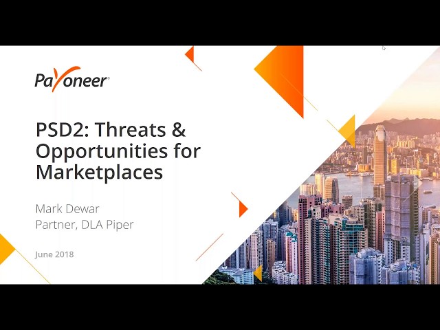 PSD2: Threats & Opportunities for Marketplaces