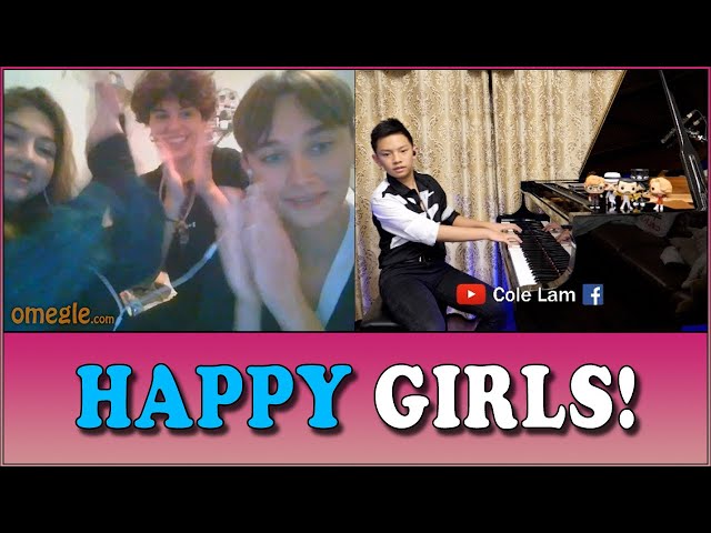 How To Make Three Girls Happy on Omegle! | Cole Lam 13 Years Old