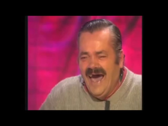 Risitas but every time he laughs it's reversed