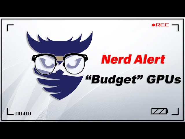 Nerd Alert - Ep. 15 - Let's test some "budget" GPUs - RTX 3050, RTX 3060, RX 570 (fail)