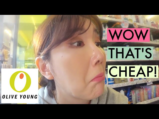 Cheap & Good Korean Skincare at Oliveyoung! #drugstoreskincare