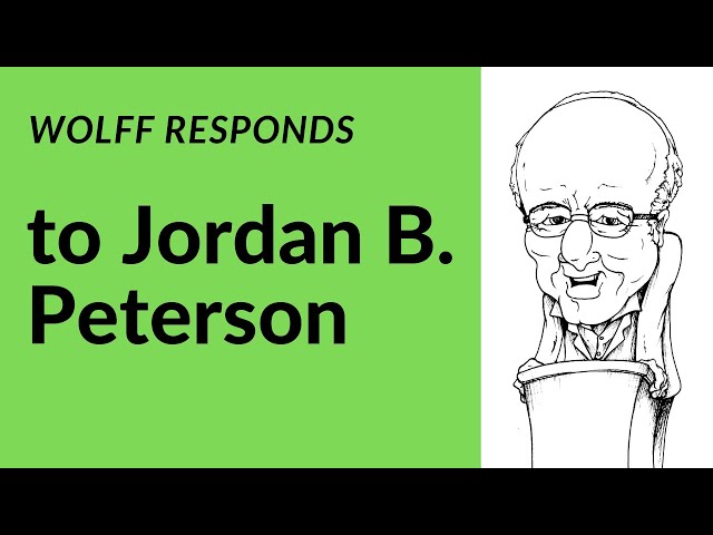 Richard Wolff responds to Jordan B. Peterson