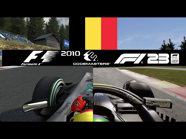 F1 Game Comparison: 2010 - 2023 Gameplay Comparison (PC)
