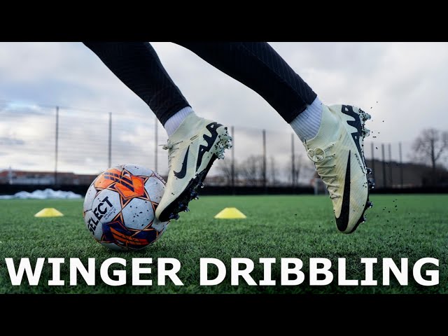 WINGER Dribbling Training | 5 Winger Dribbling Drills For Footballers