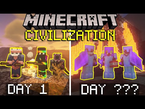 100 Players Simulate Civilization for 100 Days on the APOCALYPSE Minecraft SMP