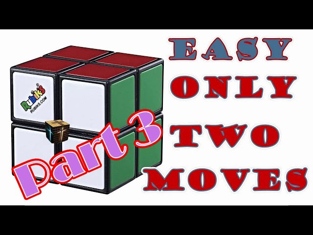 How to Solve 2x2 Rubiks Cube Easy Part 3 of 4 First Algorithm of 2 #shorts